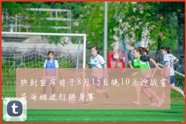 热刺宣布将于8月15日晚10点迎战霍芬海姆进行热身赛